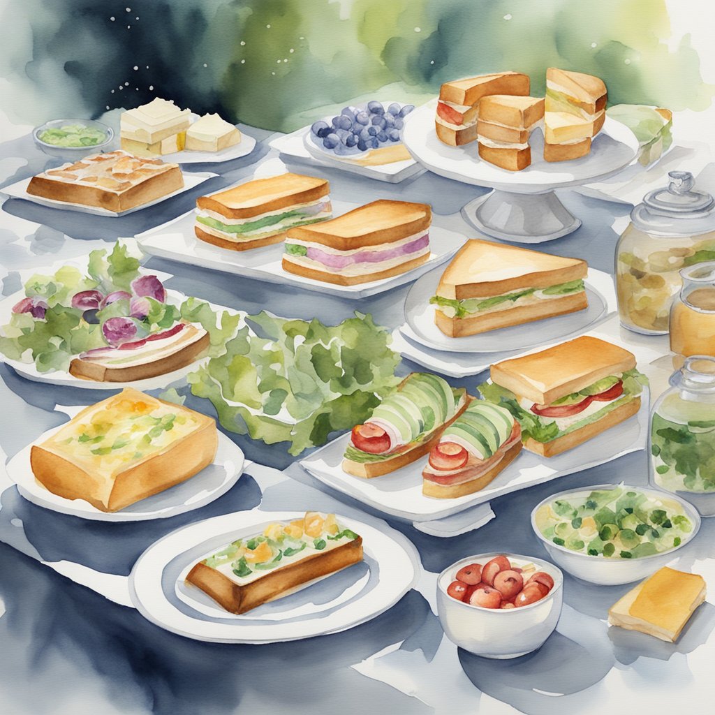 gluten-free funeral catering in ottawa, all elegantly presented for a somber occasion